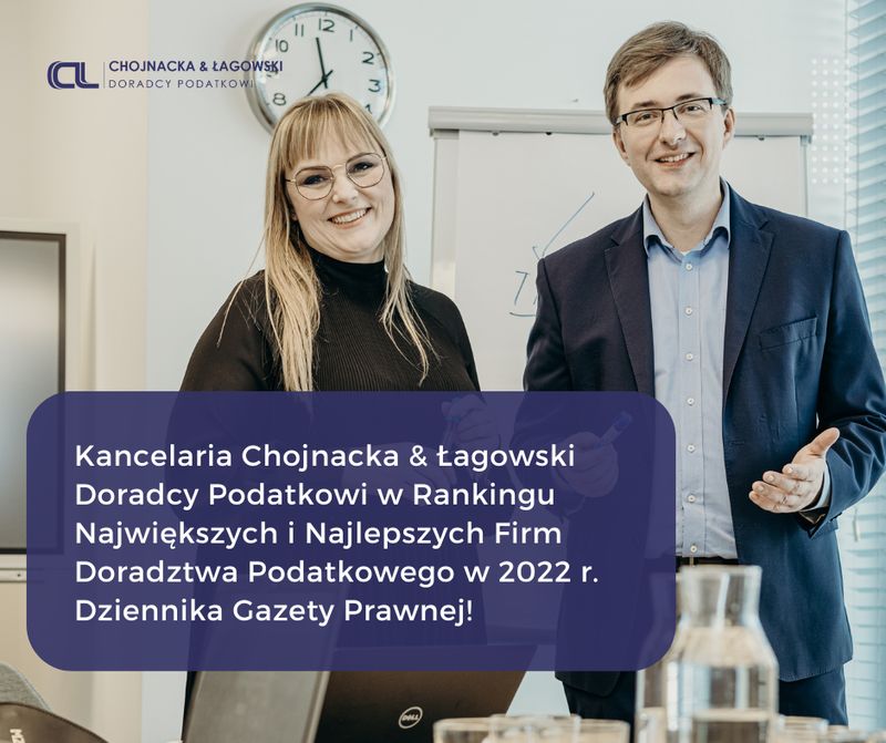 Kancelaria Chojnacka & Łagowski w rankingu Dziennika Gazeta Prawna